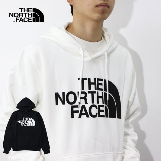 THE NORTH FACE ロゴプリント パーカー 裏起毛 ホワイト