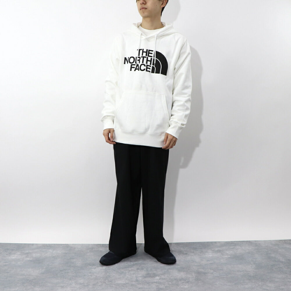 THE NORTH FACE ロゴプリント パーカー 裏起毛 ホワイト