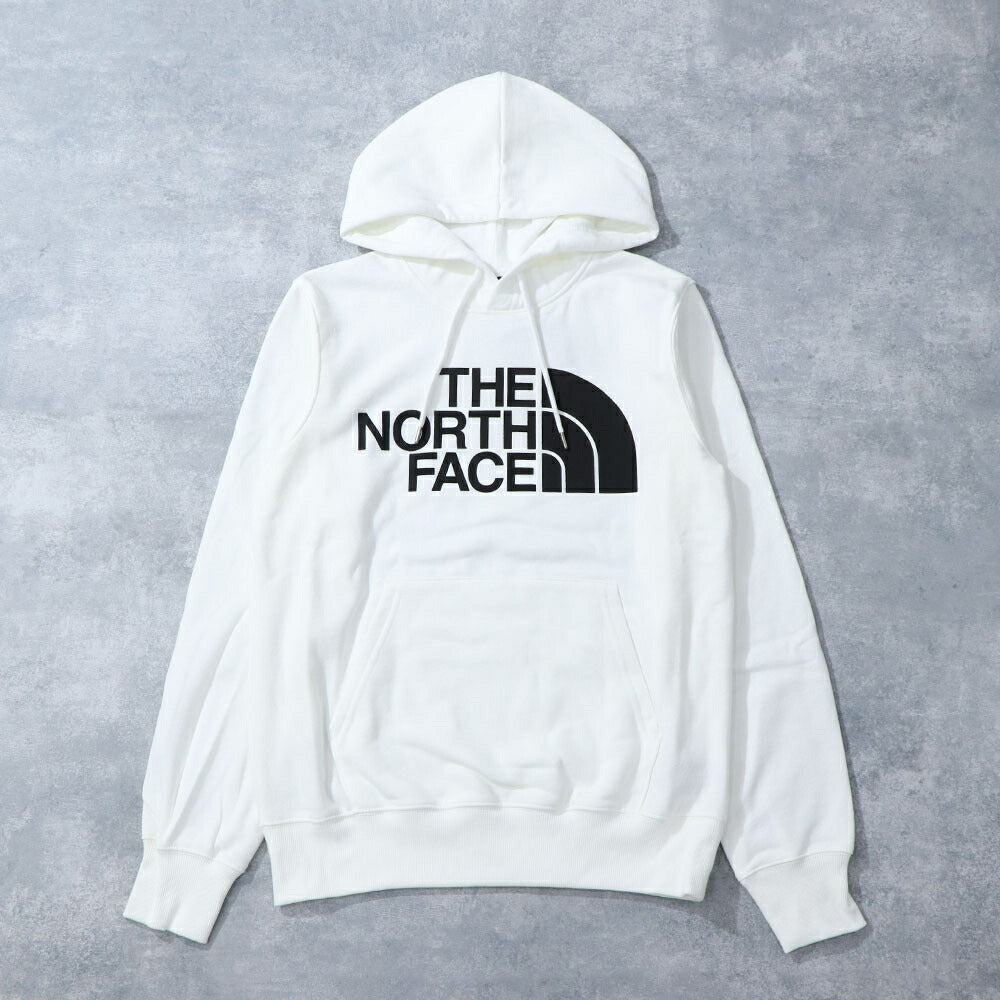 THE NORTH FACE ロゴプリント パーカー 裏起毛 ホワイト
