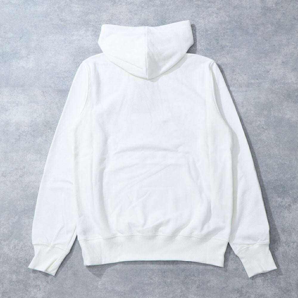 THE NORTH FACE ロゴプリント パーカー 裏起毛 ホワイト