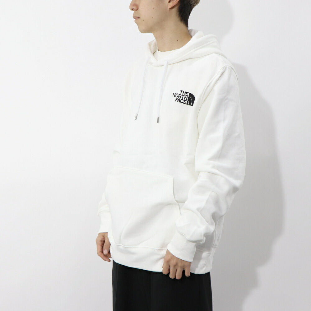 ザ ノース フェイス THE NORTH FACE スウェット・パーカー ユニセックス ホワイト ハーフドーム ロゴプリント 裏起毛 フーディ