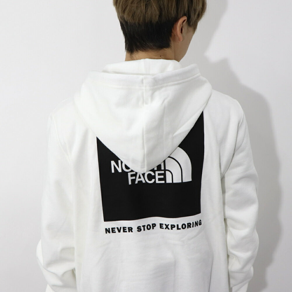 ザ ノース フェイス THE NORTH FACE スウェット・パーカー ユニセックス ホワイト ハーフドーム ロゴプリント 裏起毛 フーディ