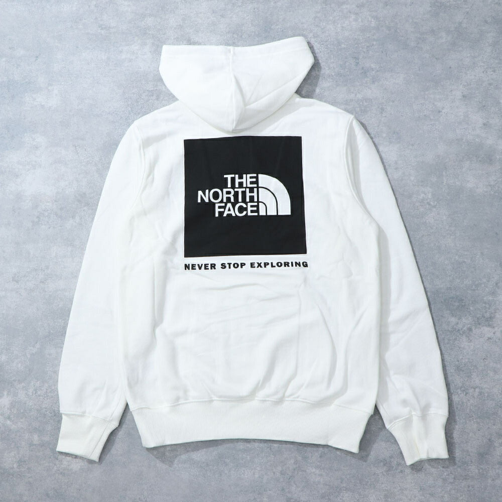 ザ ノース フェイス THE NORTH FACE スウェット・パーカー ユニセックス ホワイト ハーフドーム ロゴプリント 裏起毛 フーディ