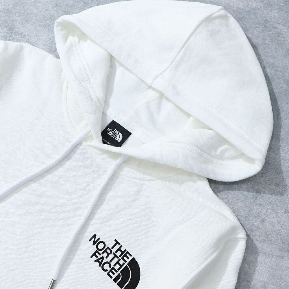 ザ ノース フェイス THE NORTH FACE スウェット・パーカー ユニセックス ホワイト ハーフドーム ロゴプリント 裏起毛 フーディ