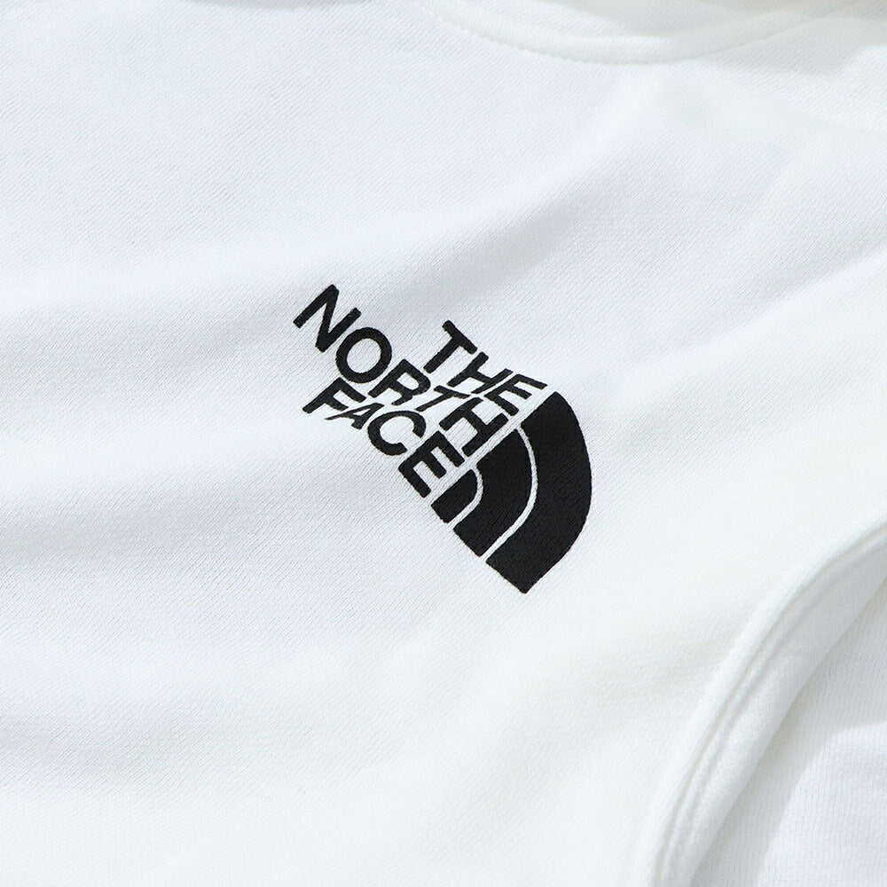 ザ ノース フェイス THE NORTH FACE スウェット・パーカー ユニセックス ホワイト ハーフドーム ロゴプリント 裏起毛 フーディ