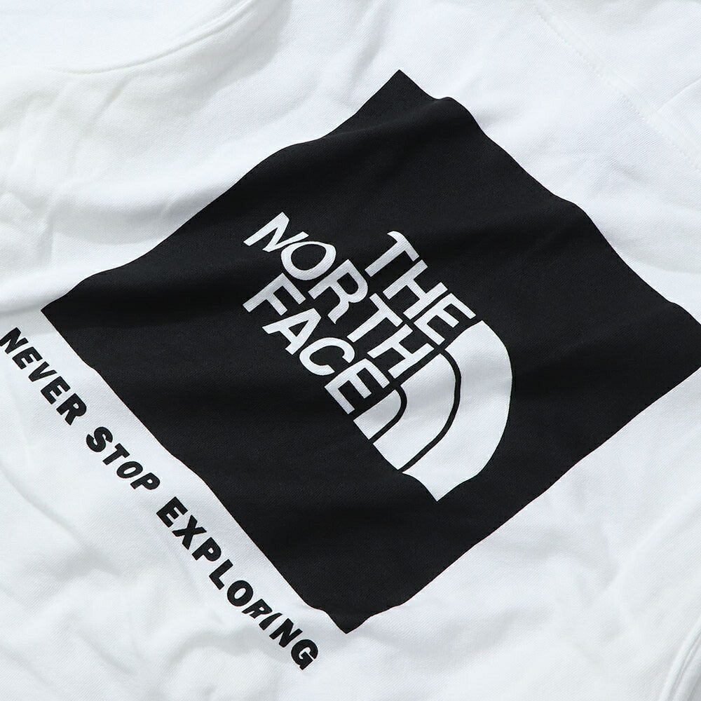 ザ ノース フェイス THE NORTH FACE スウェット・パーカー ユニセックス ホワイト ハーフドーム ロゴプリント 裏起毛 フーディ