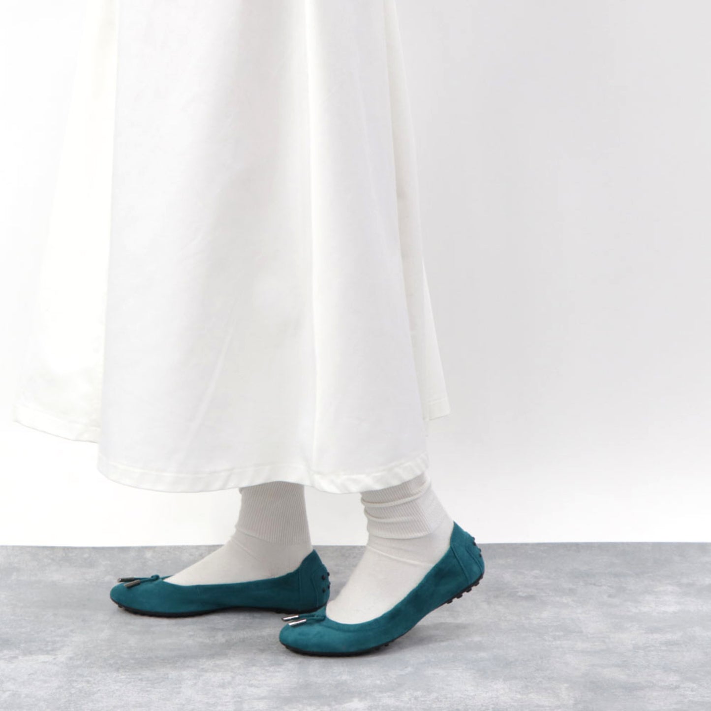 トッズ バレエシューズ XXW0HI0346ZHR0T206 ブルー