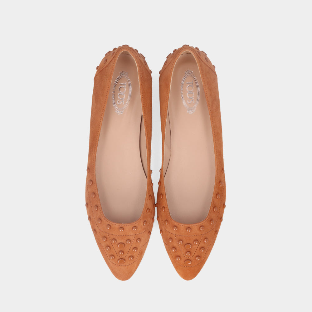 トッズ XXW22B0AB1ZHR0G807  パンプス  キャメル