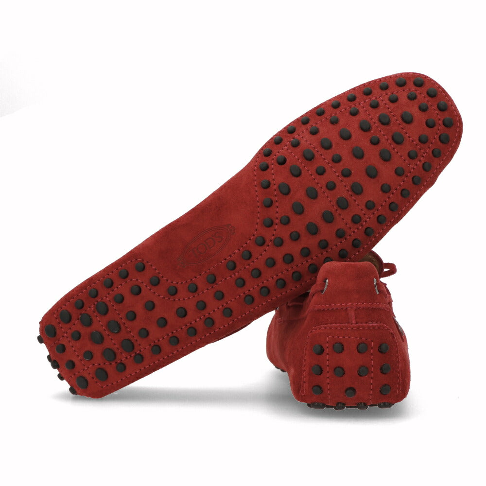 トッズ TOD'S シューズ レザーシューズ メンズ LACCOETTO CAVALLINO RE0 ROSSO ARANC SC レッド スエード ゴンミーニ ドライビングシューズ モカシン フェラーリ ロゴ ツートンカラー リボン XRM0GW08531RE0R007