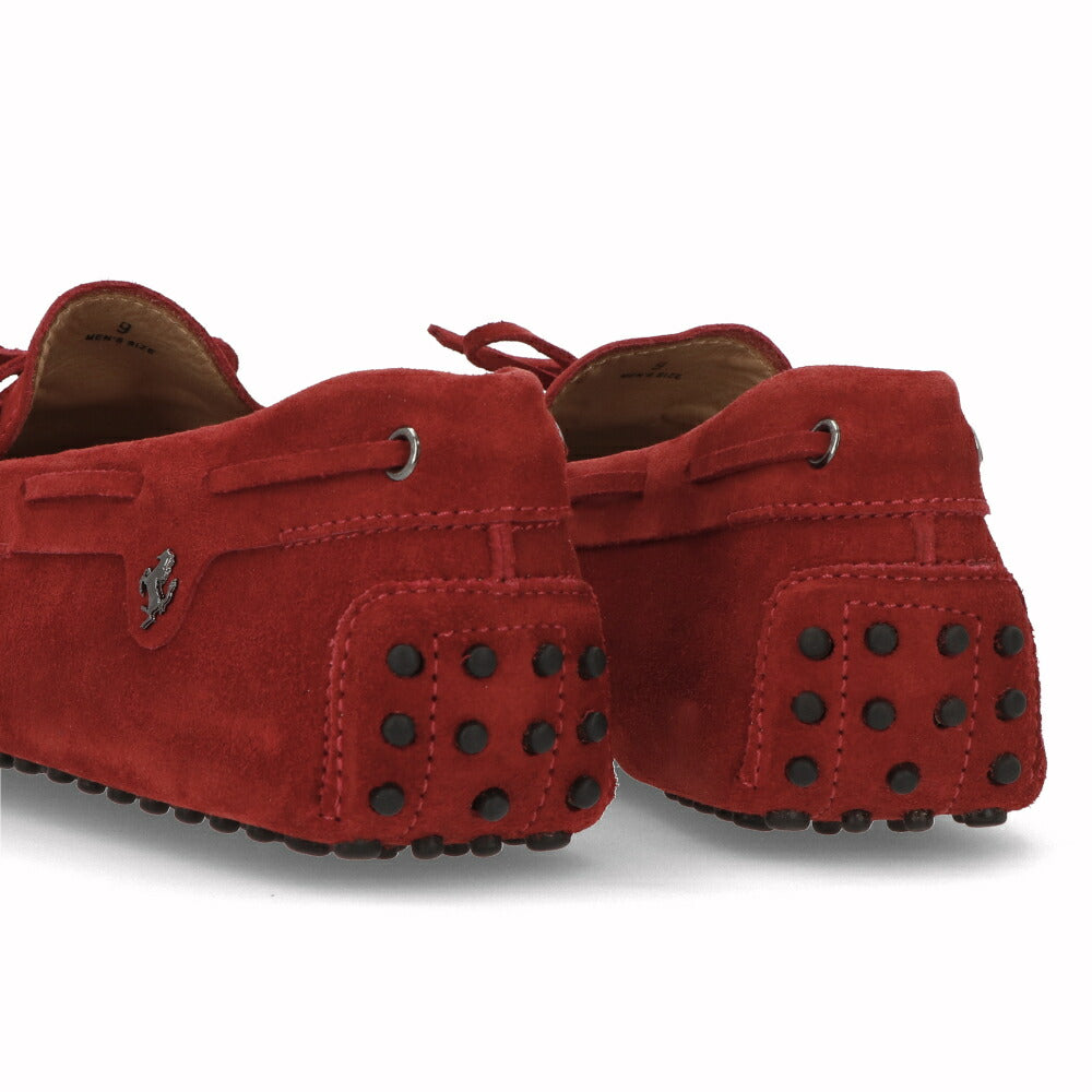 トッズ TOD'S シューズ レザーシューズ メンズ LACCOETTO CAVALLINO RE0 ROSSO ARANC SC レッド スエード ゴンミーニ ドライビングシューズ モカシン フェラーリ ロゴ ツートンカラー リボン XRM0GW08531RE0R007