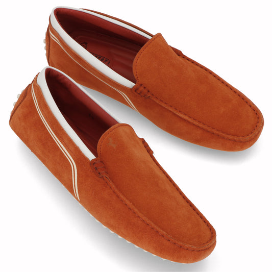 TOD’S ドライビングシューズ オレンジ ゴンミーニ フェラーリ