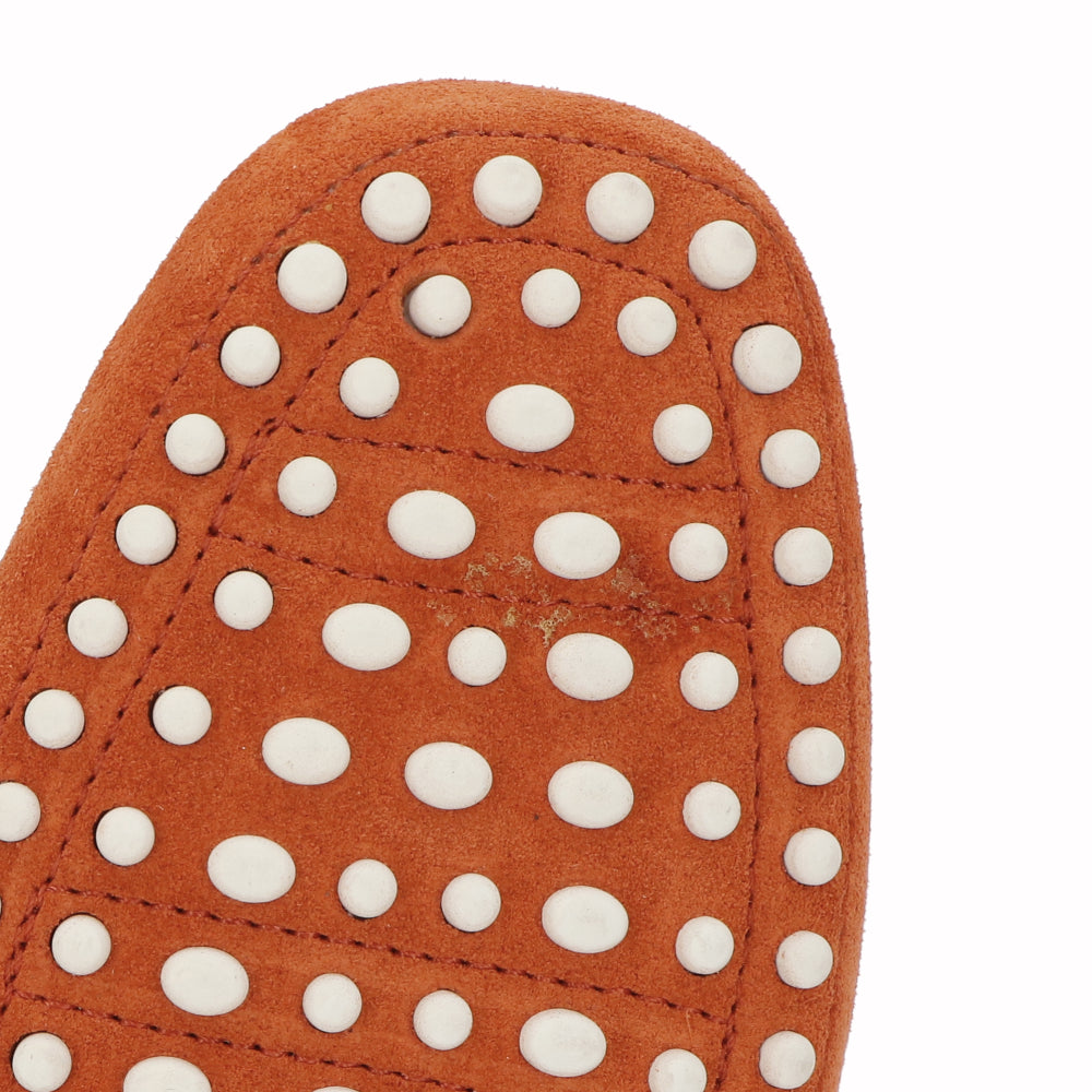 トッズ TOD'S シューズ レザーシューズ メンズ オレンジ スエード ゴンミーニ ドライビングシューズ モカシン フェラーリ ロゴ