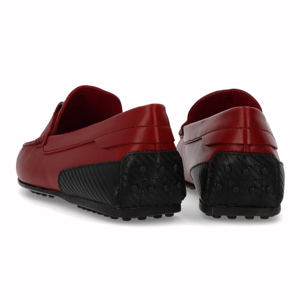 TOD’S ドライビングシューズ レッド ゴンミーニ フェラーリ