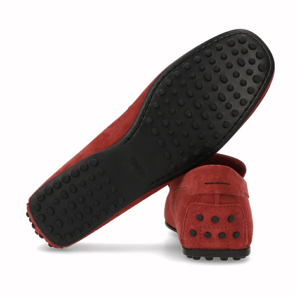 トッズ TOD'S シューズ レザーシューズ メンズ CITY GOMMINO MORSETTO BRACC RE0 ROSSO ARANC SC レッド スエード ゴンミーニ ドライビングシューズ モカシン フェラーリ ロゴ XRM0LR0W930RE0 R007