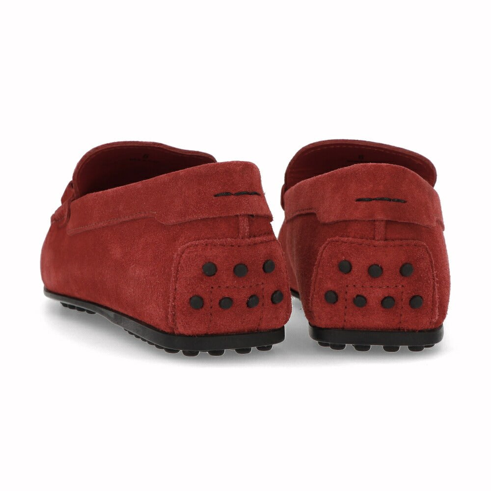 トッズ TOD'S シューズ レザーシューズ メンズ CITY GOMMINO MORSETTO BRACC RE0 ROSSO ARANC SC レッド スエード ゴンミーニ ドライビングシューズ モカシン フェラーリ ロゴ XRM0LR0W930RE0 R007