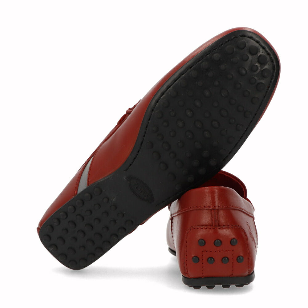 トッズ TOD'S シューズ レザーシューズ メンズ CITY GOMMINO CAV ALLINO 3D NFY GLASSE ROSSO AR レッド レザー ゴンミーニ ドライビングシューズ モカシン フェラーリ ロゴ リボン XRM0LR0X250NFY 356D