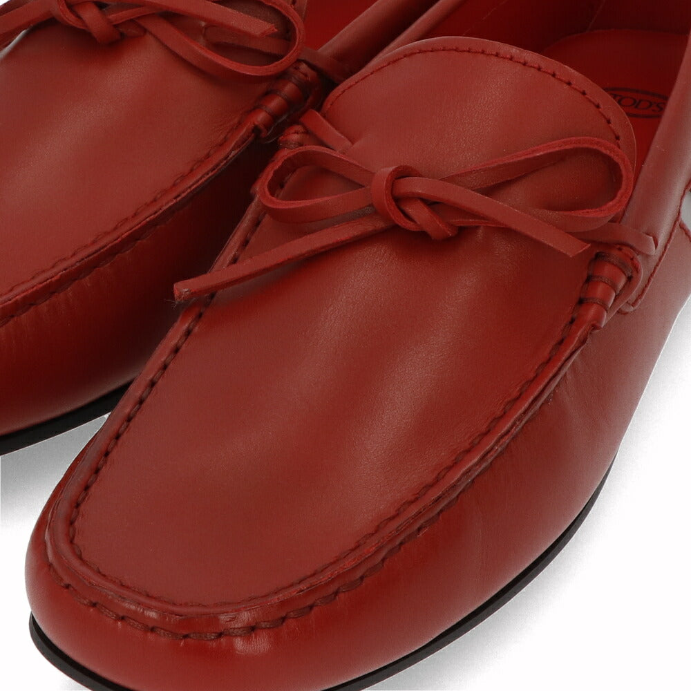 トッズ TOD'S シューズ レザーシューズ メンズ CITY GOMMINO CAV ALLINO 3D NFY GLASSE ROSSO AR レッド レザー ゴンミーニ ドライビングシューズ モカシン フェラーリ ロゴ リボン XRM0LR0X250NFY 356D