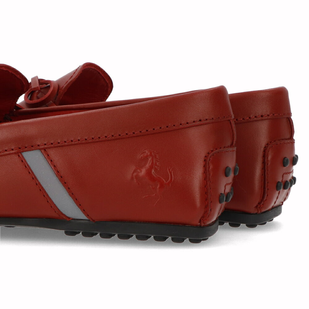 トッズ TOD'S シューズ レザーシューズ メンズ CITY GOMMINO CAV ALLINO 3D NFY GLASSE ROSSO AR レッド レザー ゴンミーニ ドライビングシューズ モカシン フェラーリ ロゴ リボン XRM0LR0X250NFY 356D