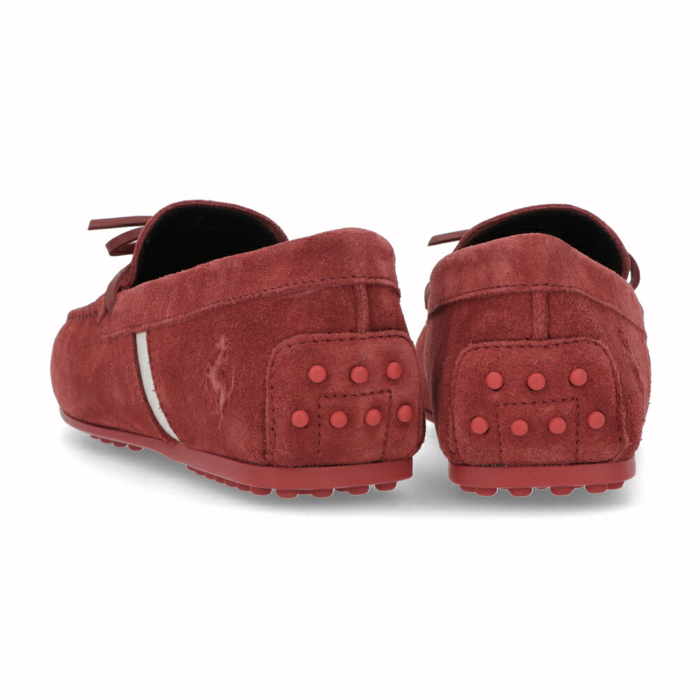 トッズ TOD'S シューズ レザーシューズ メンズ CITY GOMMINO CAV ALLINO 3D RQ2 レッド×ホワイト スエード ゴンミーニ ドライビングシューズ モカシン フェラーリ ロゴ リボン XRM0LR0X250RQ2 01OF