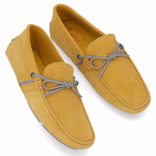 TOD’S ドライビングシューズ イエロー ゴンミーニ フェラーリ