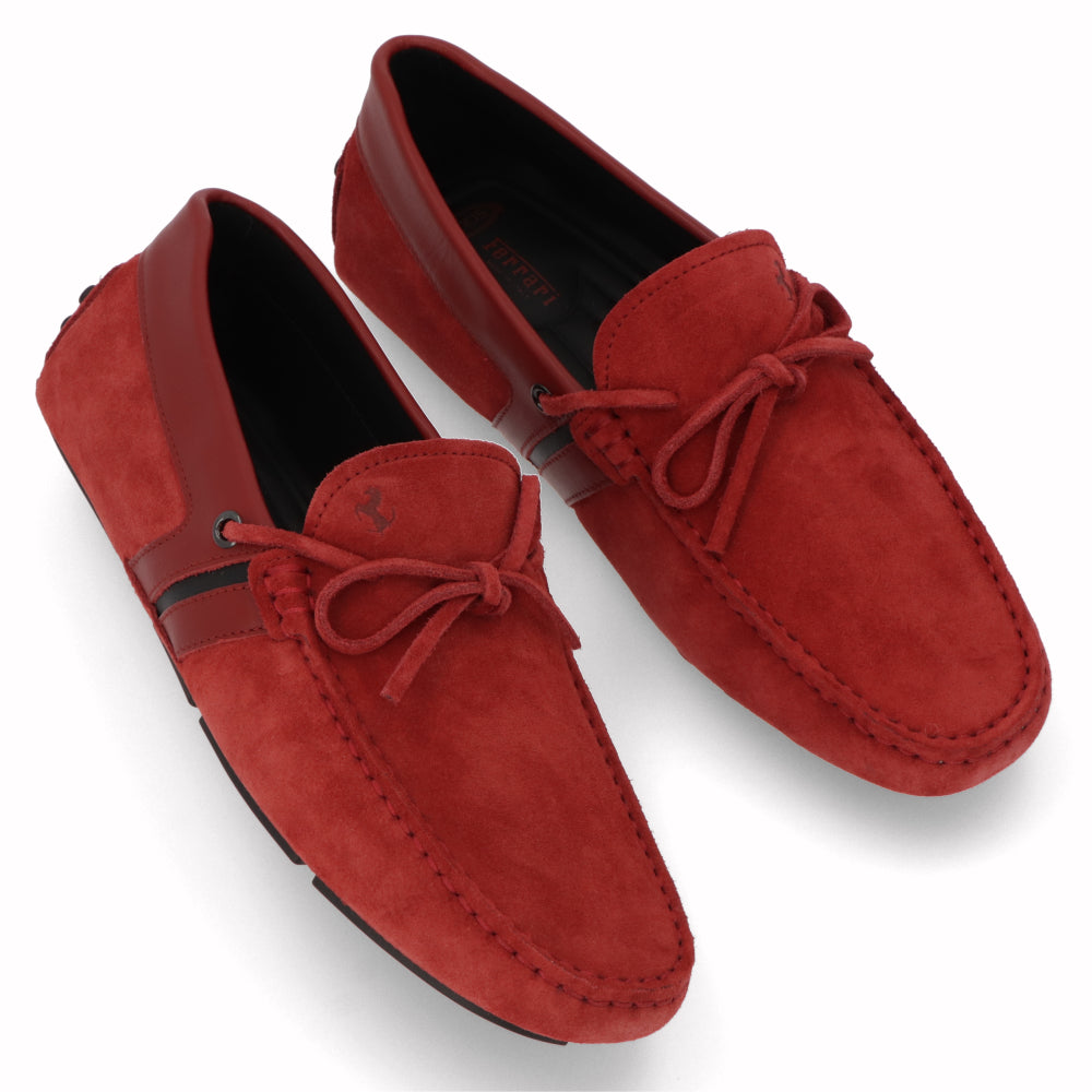 TOD’S ドライビングシューズ レッド ゴンミーニ フェラーリ