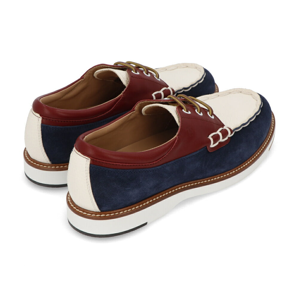トッズ TOD'S シューズ レザーシューズ メンズ ALLACCIATA LIGHT 05E PQE レッド スエード レザー ボートシューズ マルチカラー レースアップ XXM05E0EB70PQE YH92