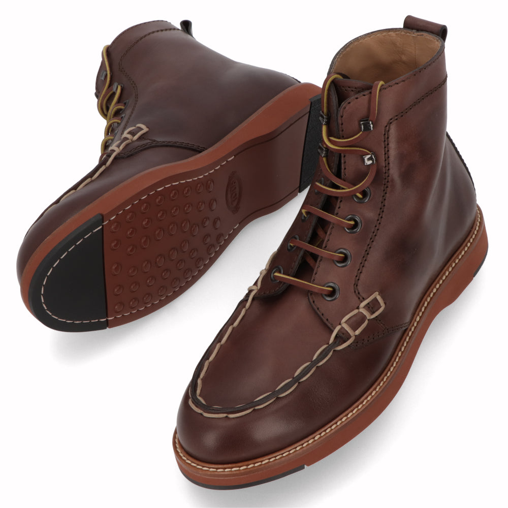 トッズ ブーツ XXM05E0EE60NHV ブラウン マウンテンシューズ