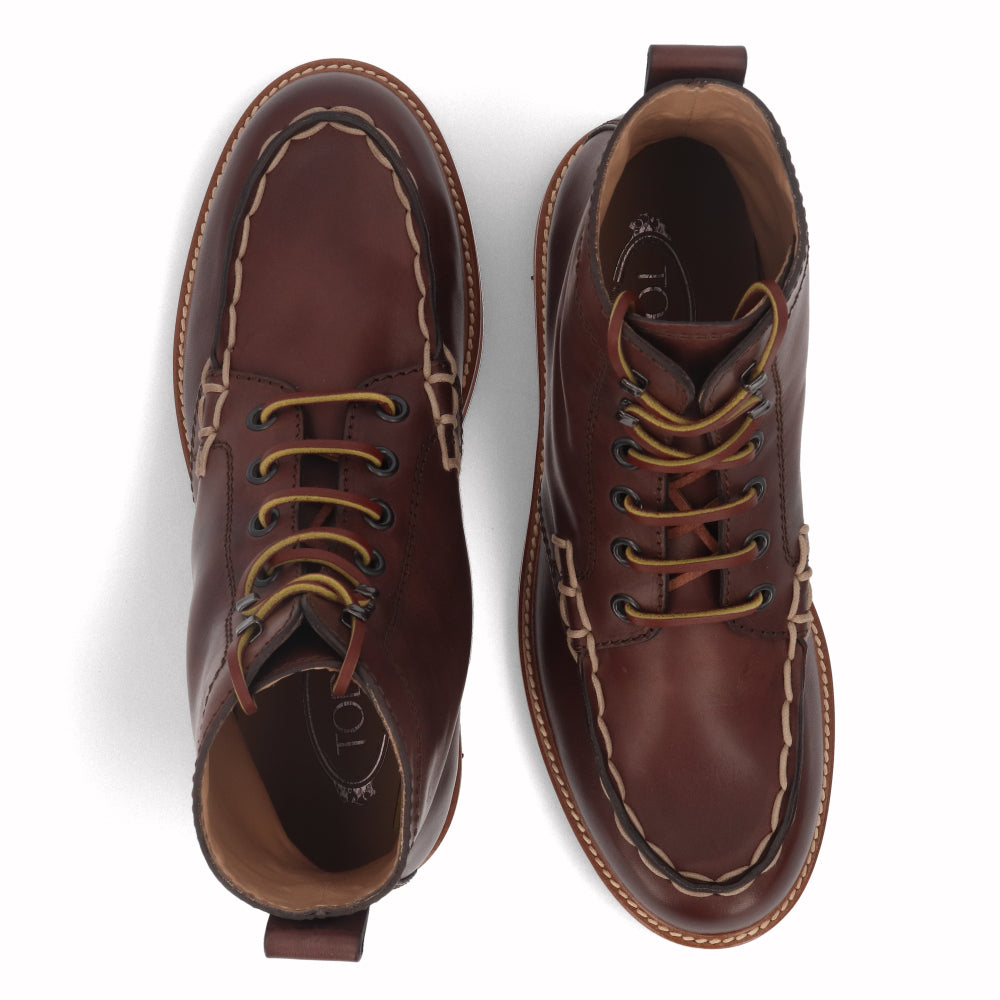 トッズ ブーツ XXM05E0EE60NHV ブラウン マウンテンシューズ