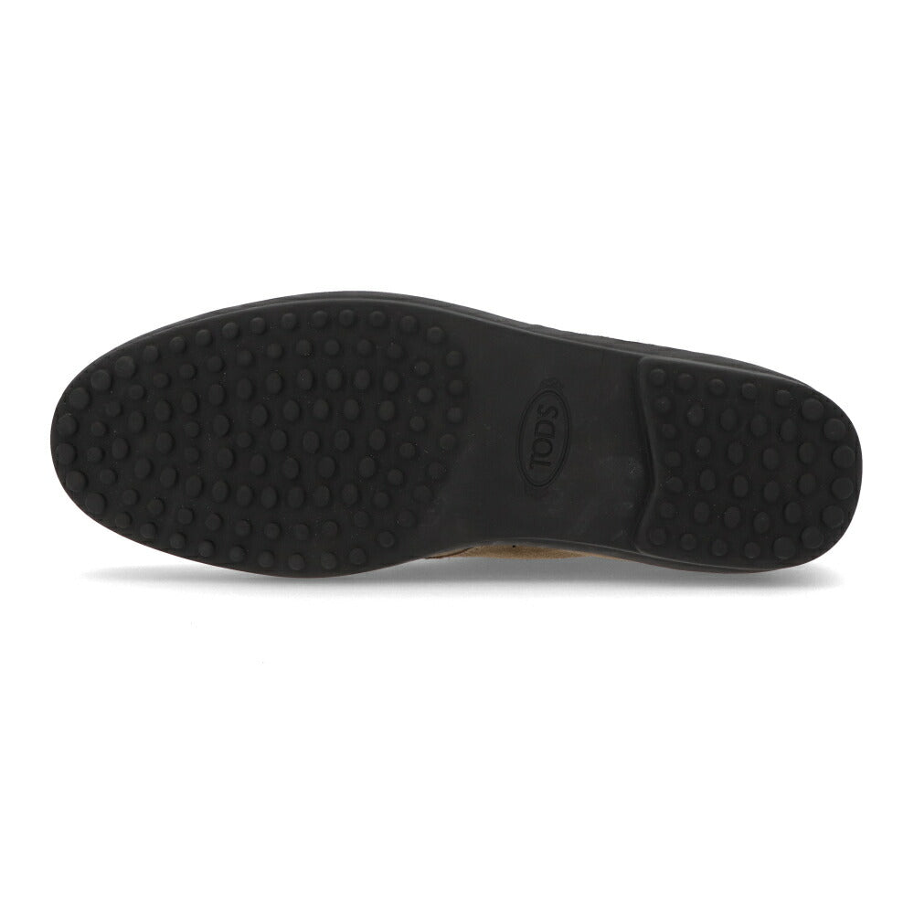 TOD'S ショートブーツ ブラウン スエード チャッカブーツ