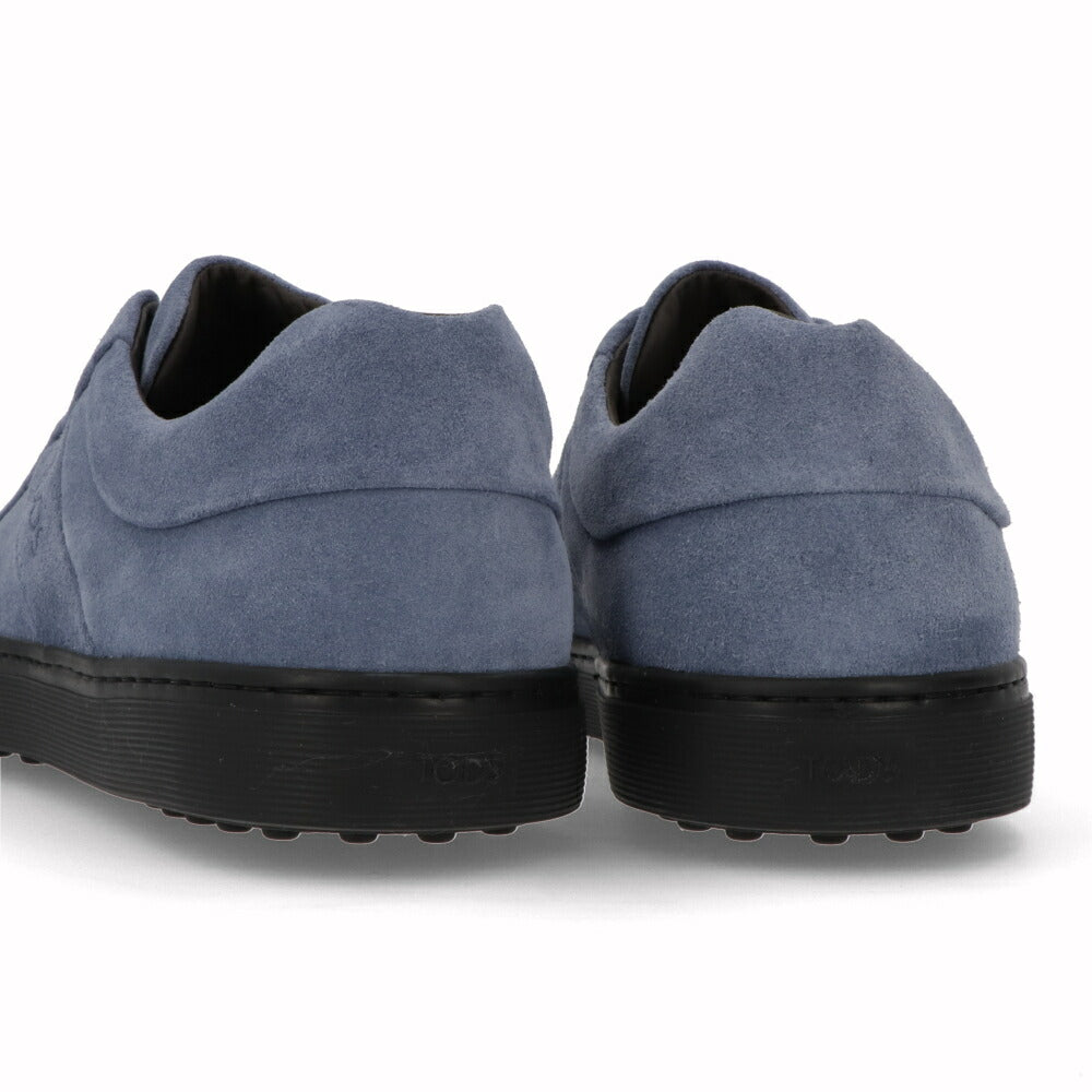 トッズ TOD'S シューズ スニーカー メンズ ALLACCIAT BASSO SPORT CASSETTA HG0 JEANS ブルー系 スエード シンプル ロゴ カジュアル ローカット XXM0JL0C75XHG0 U206