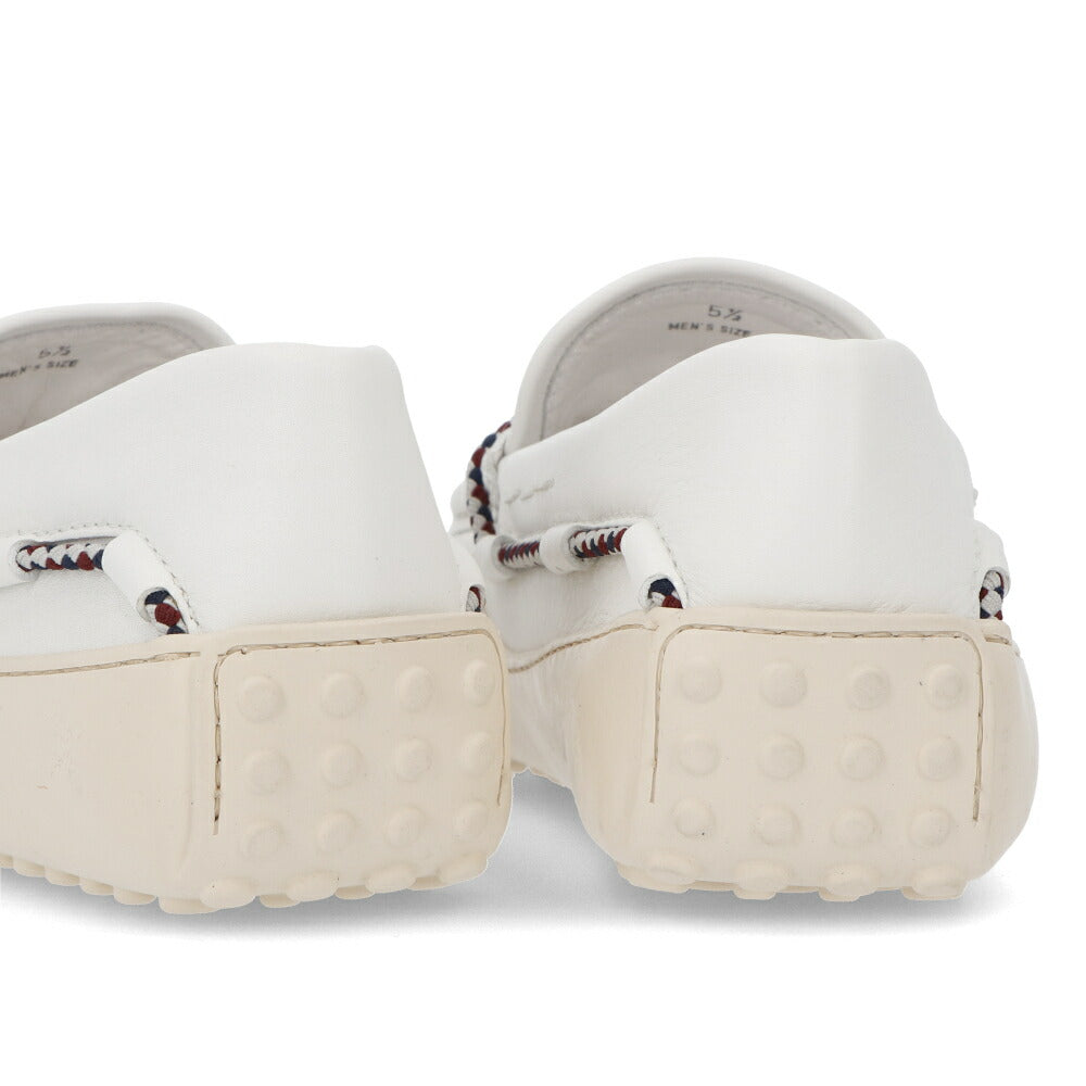 トッズ TODS ローファー メンズ シューズ レザーシューズ ホワイト レザー ゴンミーニ ドライビングシューズ モカシン XXM24C0CW00OIL B001