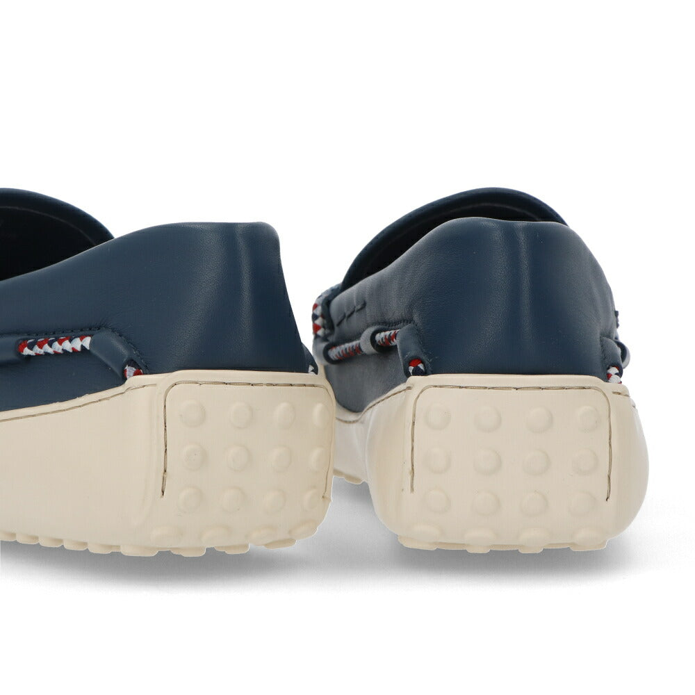 トッズ TODS ローファー メンズ シューズ レザーシューズ ネイビー レザー ゴンミーニ ドライビングシューズ モカシン XXM24C0CW00SFR U614