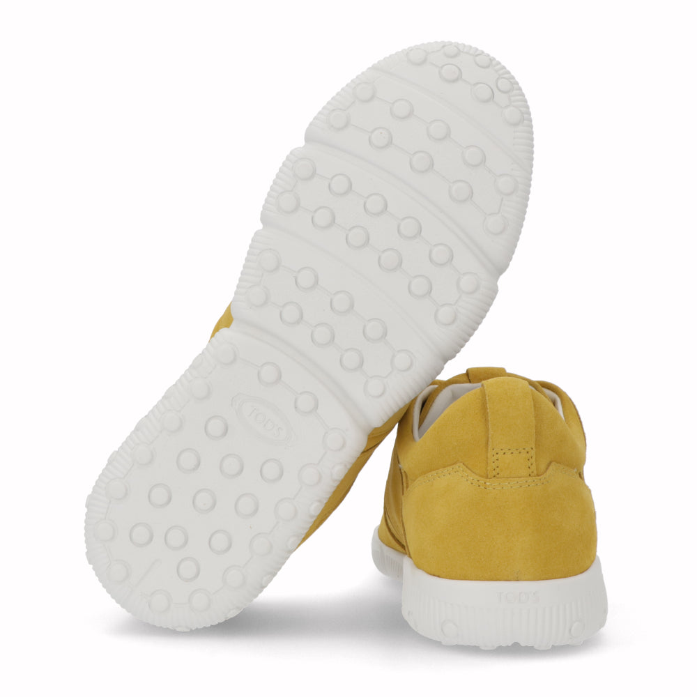 トッズ TOD'S シューズ スニーカー メンズ イエロー スエード ロゴ 厚底 ローカット