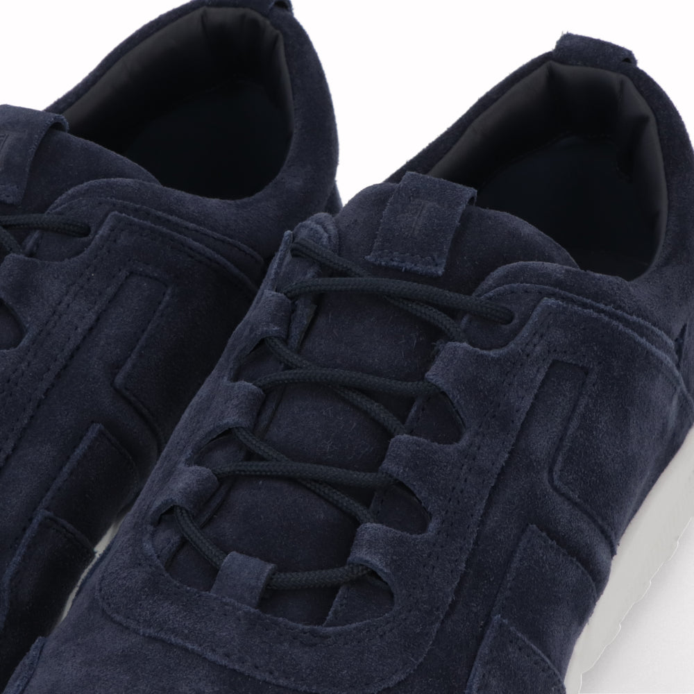 トッズ TOD'S シューズ スニーカー メンズ ネイビー スエード ロゴ 厚底 ローカット