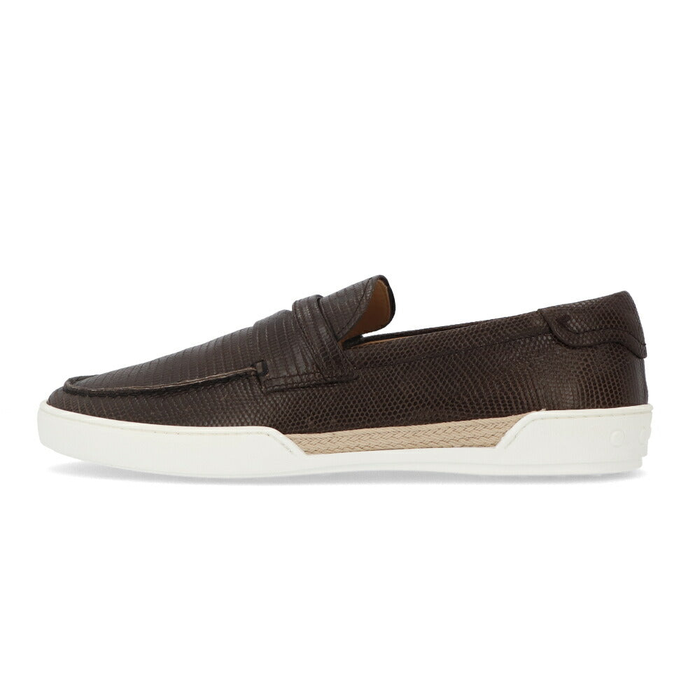 トッズ TODS ローファー メンズ シューズ レザーシューズ ダークブラウン レザー 本革 モカシン XXM48B0BC3ZTJP S800