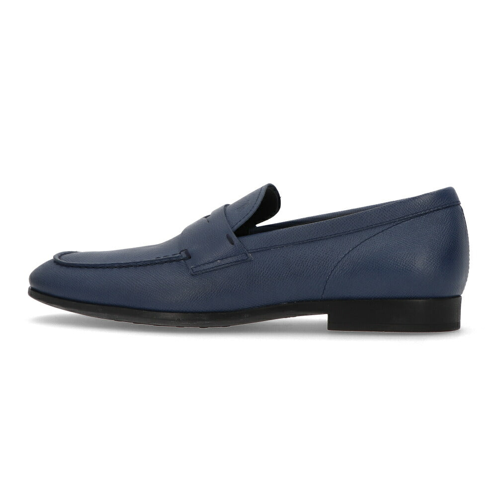 トッズ TOD'S シューズ レザーシューズ メンズ MOCASSINO GOMMA LEGGERA 51B PLT BLU NAVY ネイビー レザー ローファー ロゴ シンプル XXM51B00010PLT U807