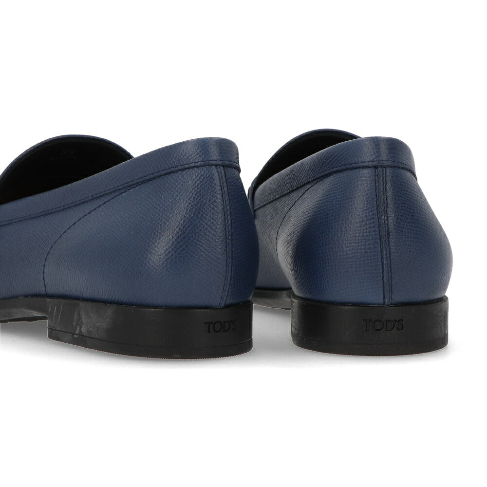 トッズ TOD'S シューズ レザーシューズ メンズ MOCASSINO GOMMA LEGGERA 51B PLT BLU NAVY ネイビー レザー ローファー ロゴ シンプル XXM51B00010PLT U807