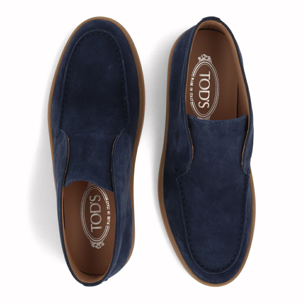 トッズ TOD'S シューズ レザーシューズ メンズ POLACCO ELASTICO CASUAL BICOL 52B RE0 GALASSIA ネイビー スエード チャッカブーツ デザートブーツ ハイカット ブーツ カジュアル シンプル XXM52B0CW20RE0 U820