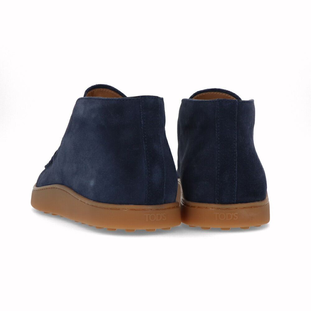 トッズ TOD'S シューズ レザーシューズ メンズ POLACCO ELASTICO CASUAL BICOL 52B RE0 GALASSIA ネイビー スエード チャッカブーツ デザートブーツ ハイカット ブーツ カジュアル シンプル XXM52B0CW20RE0 U820
