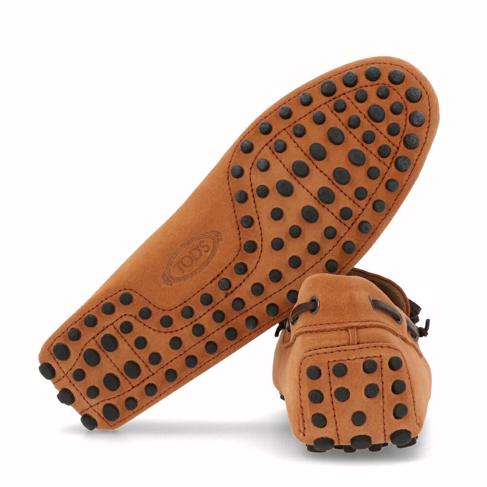 トッズ TOD'S シューズ レザーシューズ メンズ MOD.BARCA NUOVO GOMMINO 64C RE0 RUGGINE ブラウン スエード ゴンミーニ ドライビングシューズ モカシン ロゴ リボン XXM64C0DQ20RE0 G805