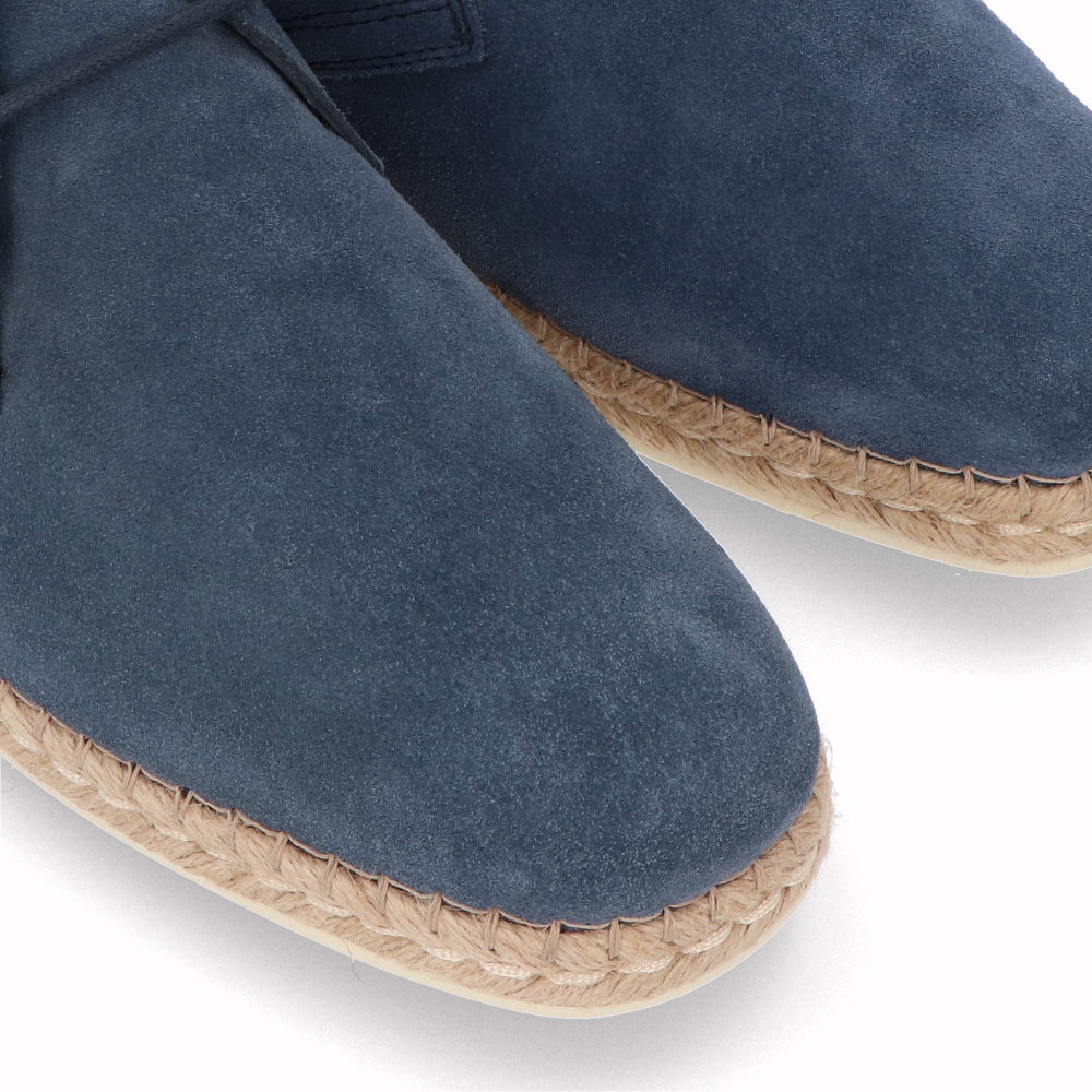 トッズ メンズ エスパドリーユ ネイビー ハイカット スエード POLACCO ESPADRILLAS 66B RE0 XXM66B00D80RE0