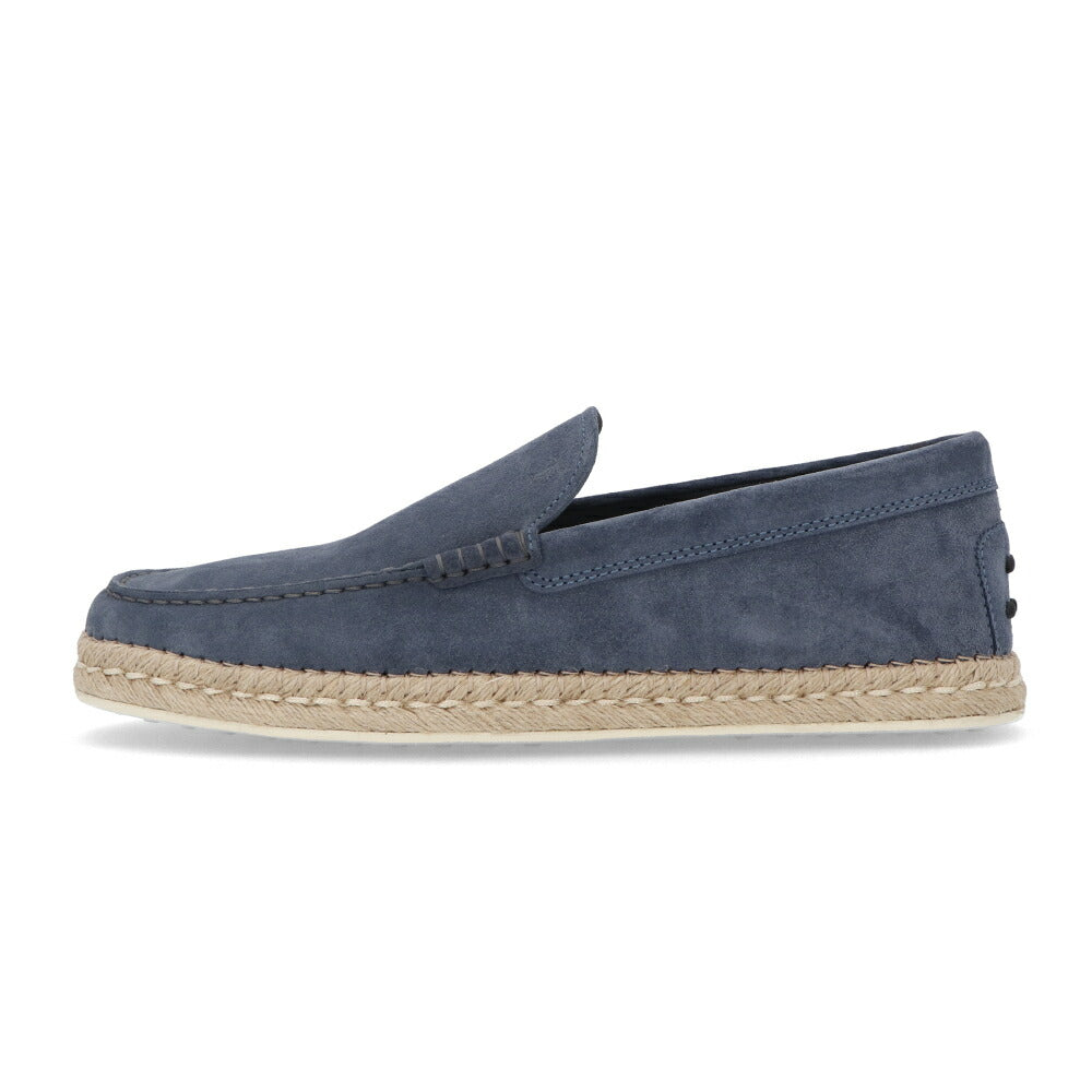 トッズ TOD'S シューズ レザーシューズ メンズ MIOCASSINO ESP 66B HG0 BIRO ブルー スエード ゴンミーニ ドライビングシューズ エスパドリーユ ロゴ シンプル XXM66B0BM4ZHG0 U806
