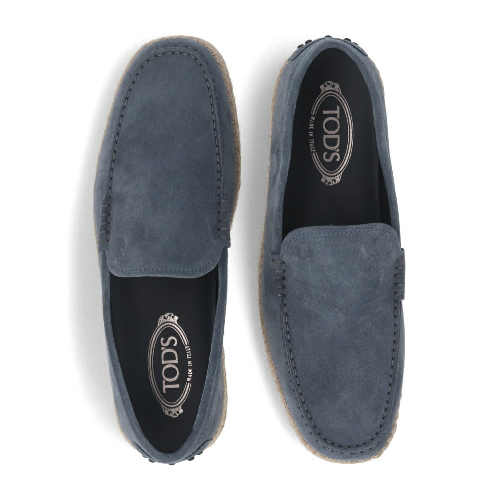 トッズ TOD'S シューズ レザーシューズ メンズ MIOCASSINO ESP 66B HG0 BIRO ブルー スエード ゴンミーニ ドライビングシューズ エスパドリーユ ロゴ シンプル XXM66B0BM4ZHG0 U806