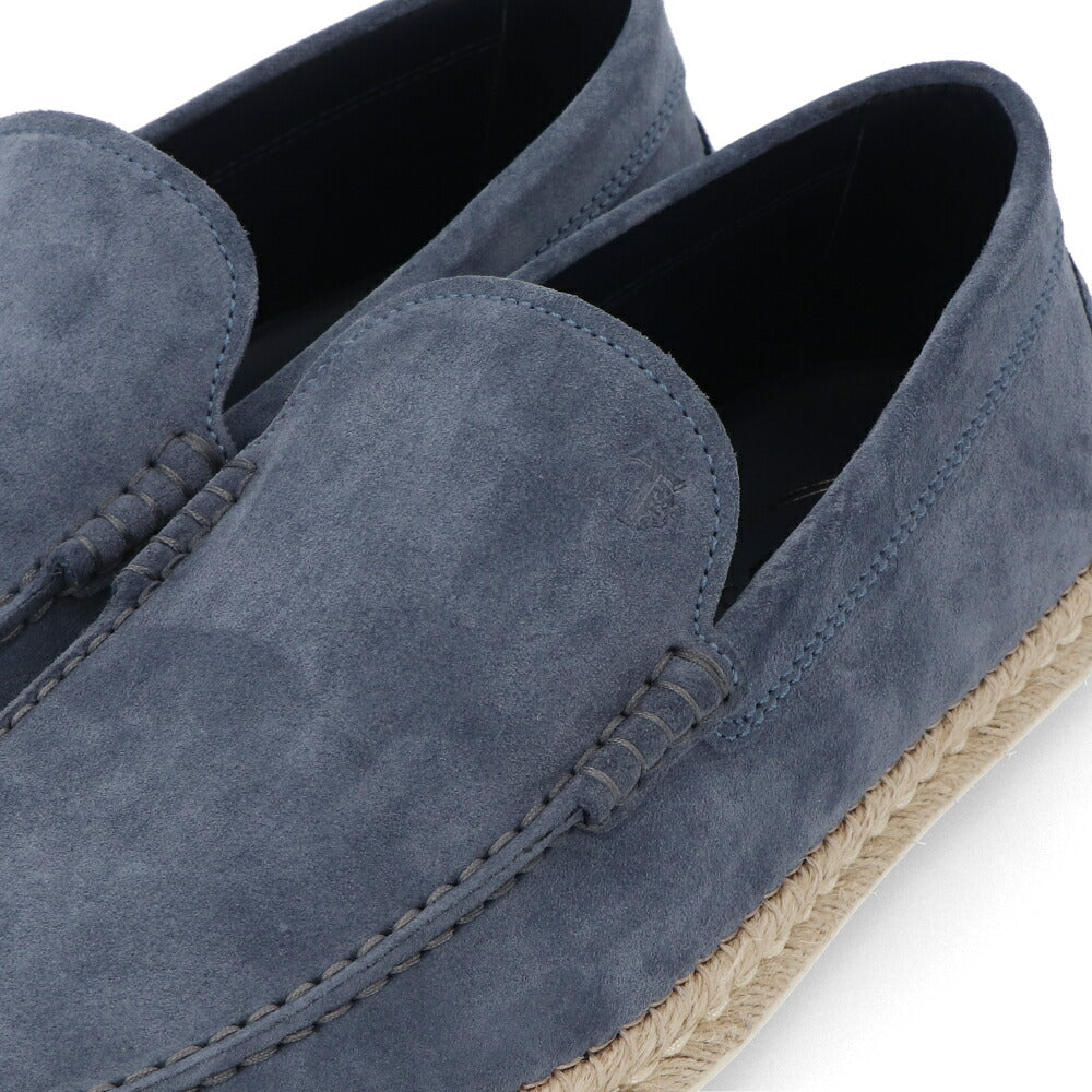 トッズ TOD'S シューズ レザーシューズ メンズ MIOCASSINO ESP 66B HG0 BIRO ブルー スエード ゴンミーニ ドライビングシューズ エスパドリーユ ロゴ シンプル XXM66B0BM4ZHG0 U806