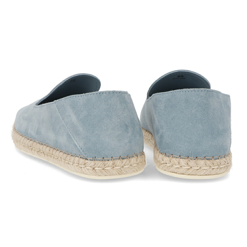 トッズ TOD'S シューズ レザーシューズ メンズ SABOT ESP 66B RE0 ACQUAMARINA SC ライトブルー スエード エスパドリーユ スリッポン アクアマリン ロゴ シンプル スウェード XXM66B0BM60RE0 T002