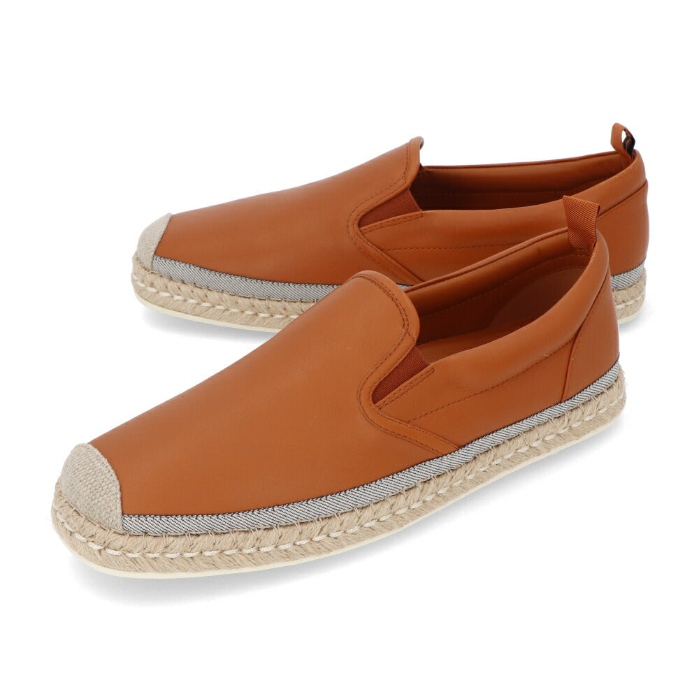 トッズ TOD'S シューズ レザーシューズ メンズ PANTOFOLA ESP 66B NFV BRANDY ECRU ブラウン レザー エスパドリーユ スリッポンシューズ レザー 本革 ローファー XXM66B0CN60NFV 245A