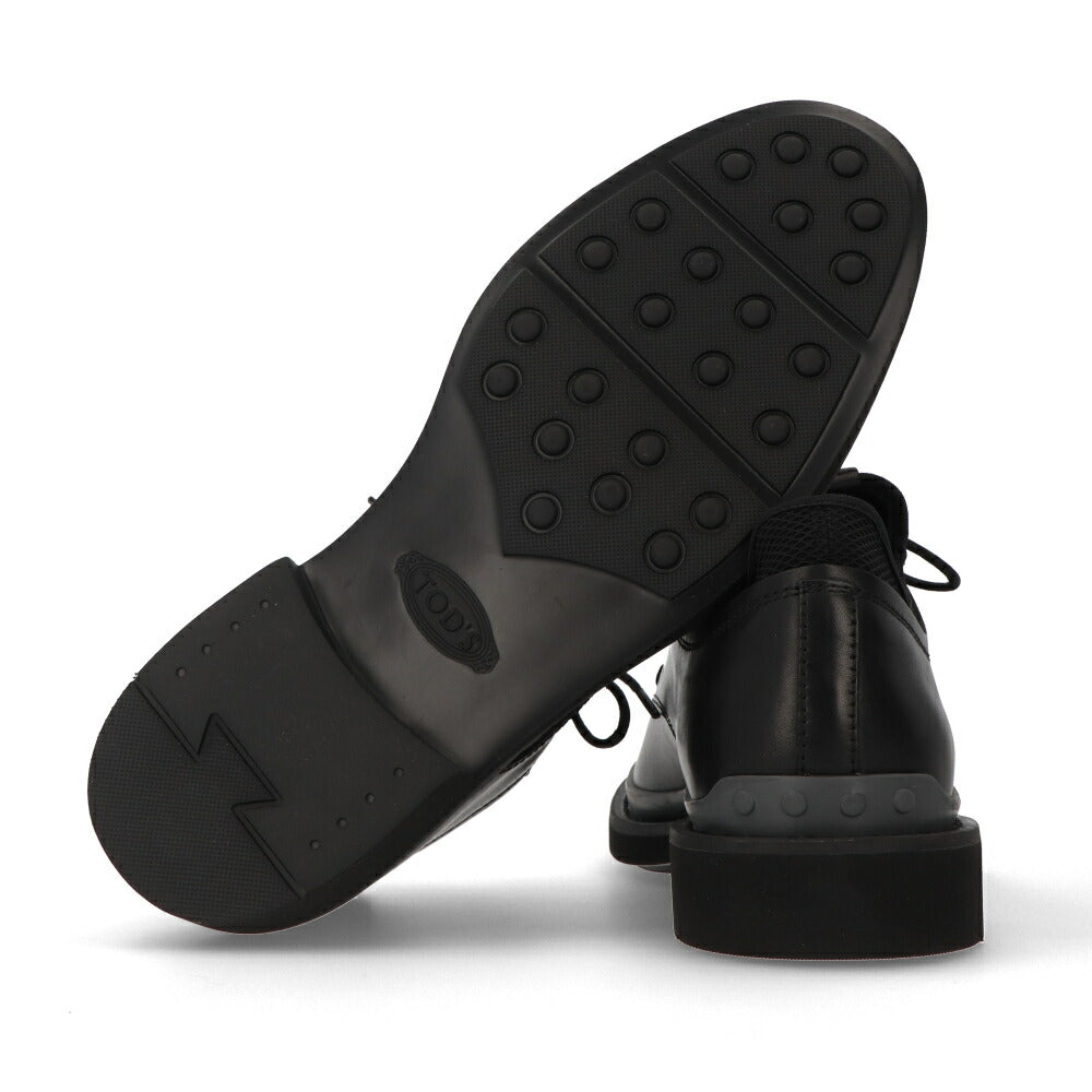 トッズ TOD'S シューズ レザーシューズ メンズ ALL NEOPRENE URBAN 89B M51 NERO ブラック レザー メッシュ レースアップデザート デザートブーツ ドレスシューズ 本革 ロゴ リボン XXM89B0BZ60M5I B999