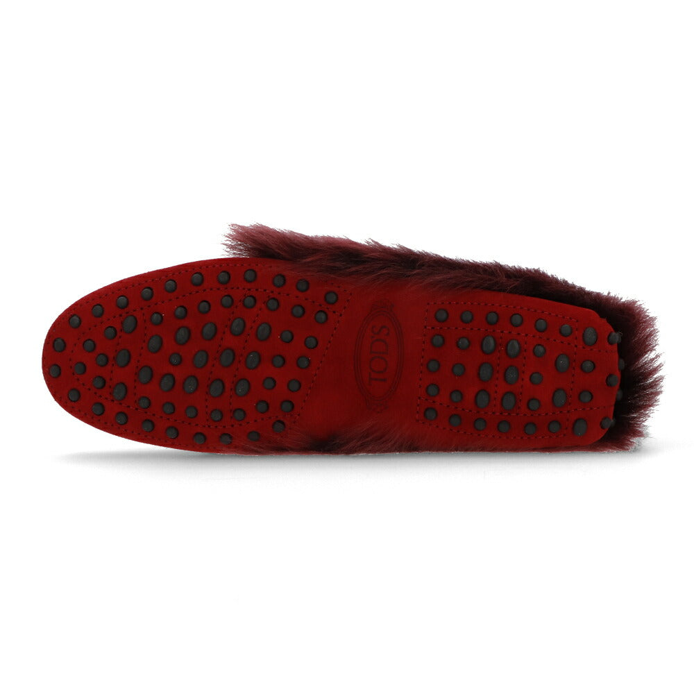 TOD’S フラットシューズ ドライビングシューズ ダブルT ファー