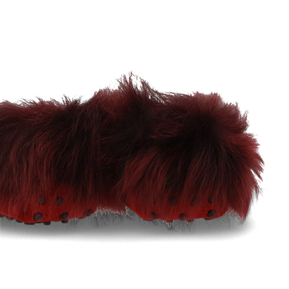 TOD’S フラットシューズ ドライビングシューズ ダブルT ファー