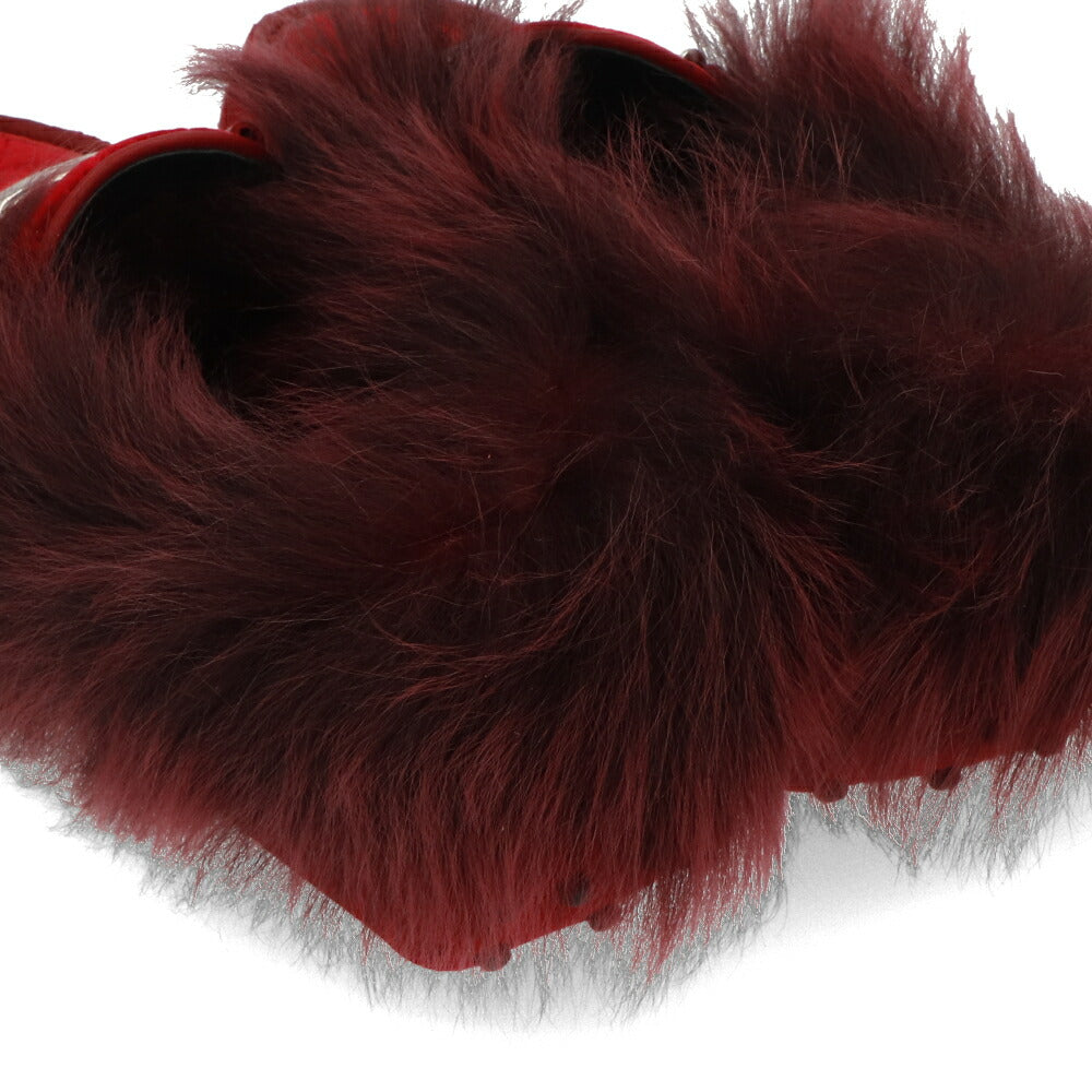 TOD’S フラットシューズ ドライビングシューズ ダブルT ファー